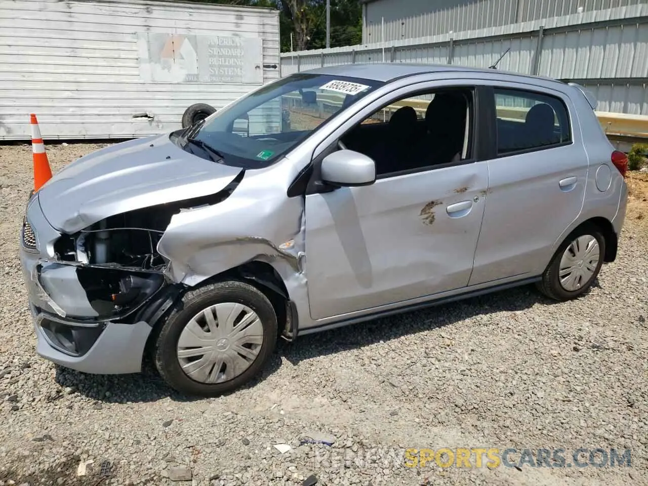 1 Photograph of a damaged car ML32A3HJ0LH007561 MITSUBISHI MIRAGE 2020