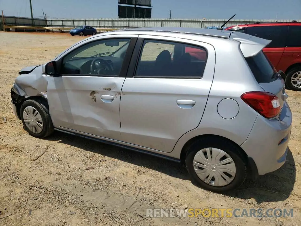 2 Photograph of a damaged car ML32A3HJ0LH007561 MITSUBISHI MIRAGE 2020