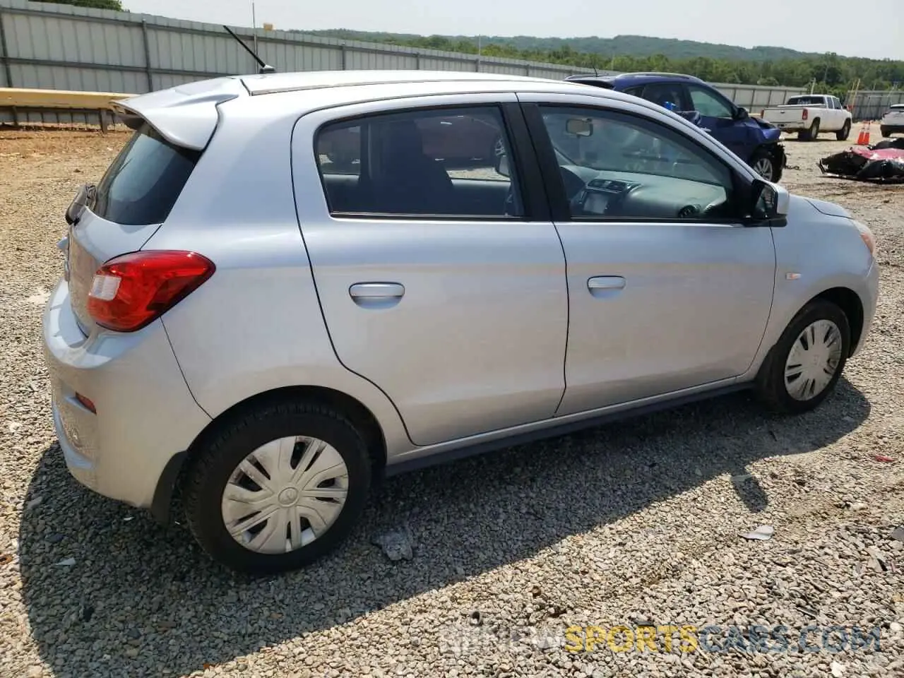 3 Photograph of a damaged car ML32A3HJ0LH007561 MITSUBISHI MIRAGE 2020