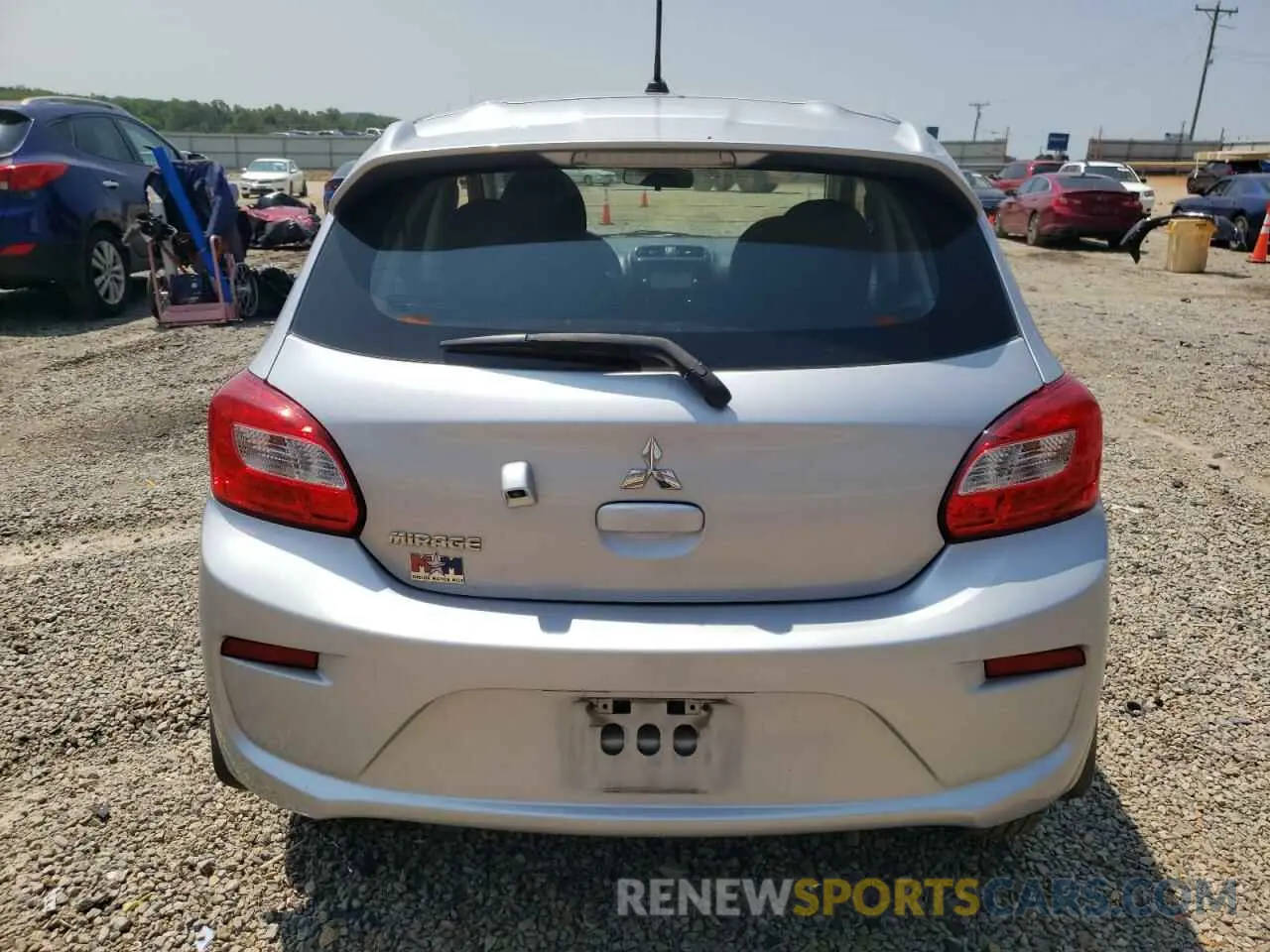 6 Photograph of a damaged car ML32A3HJ0LH007561 MITSUBISHI MIRAGE 2020