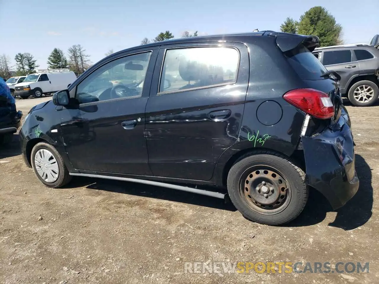 2 Photograph of a damaged car ML32A3HJ0LH010881 MITSUBISHI MIRAGE 2020
