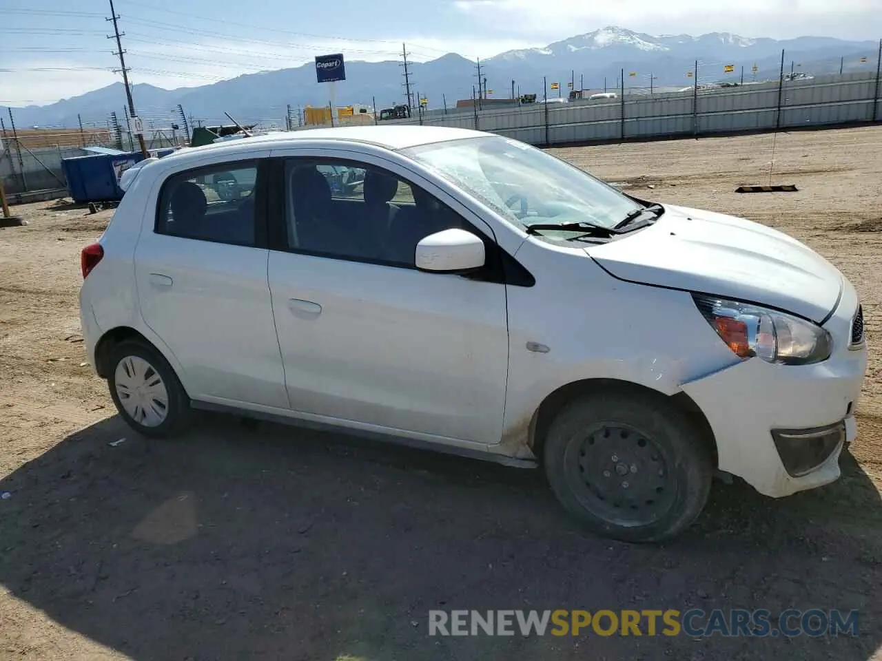 4 Photograph of a damaged car ML32A3HJ1LH003969 MITSUBISHI MIRAGE 2020