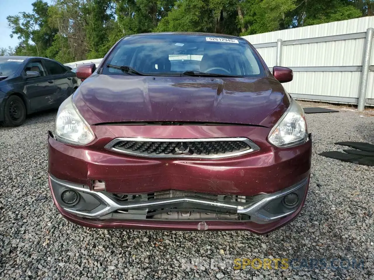 5 Photograph of a damaged car ML32A3HJ1LH009870 MITSUBISHI MIRAGE 2020