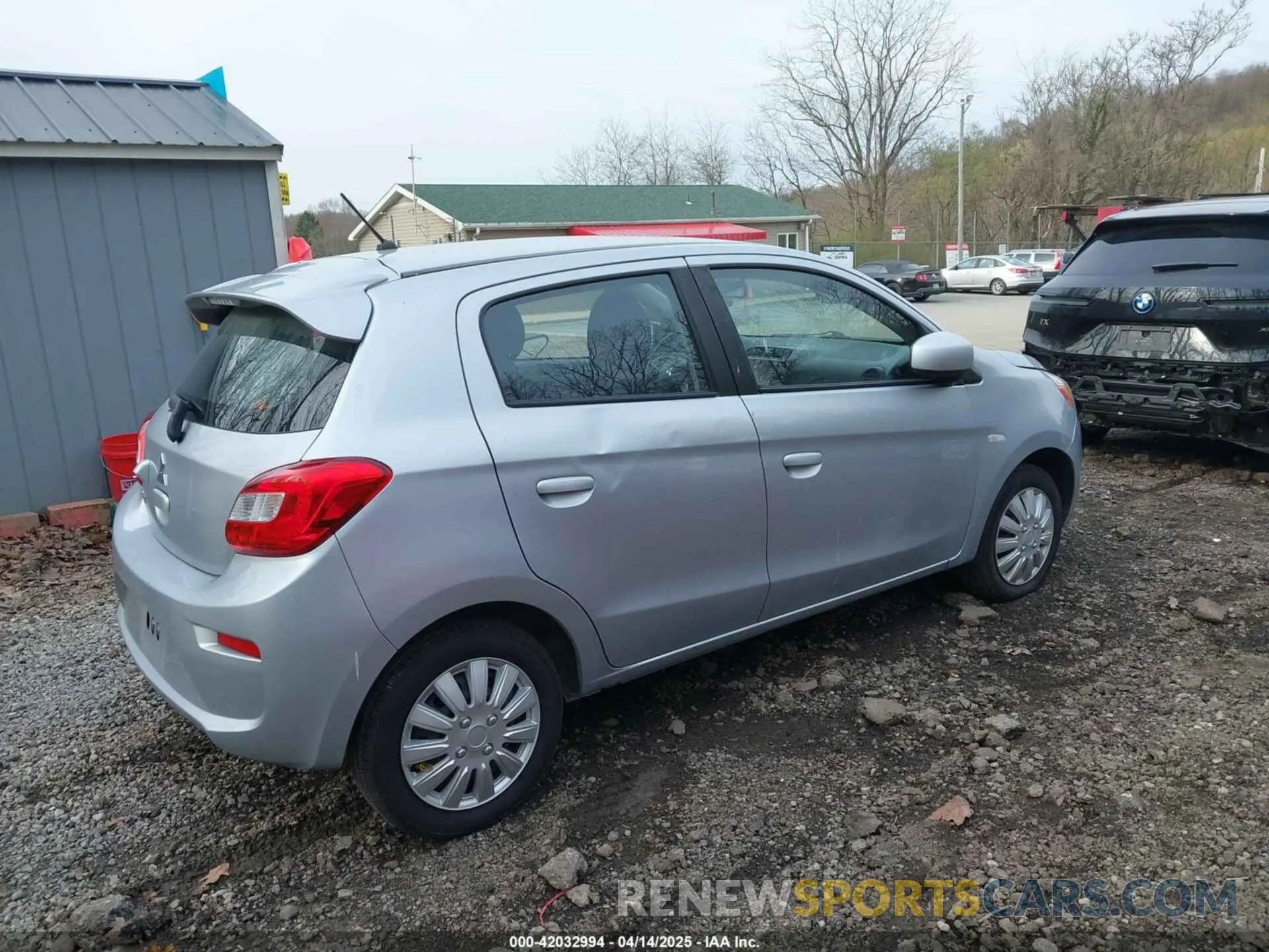 4 Photograph of a damaged car ML32A3HJ2LH005553 MITSUBISHI MIRAGE 2020