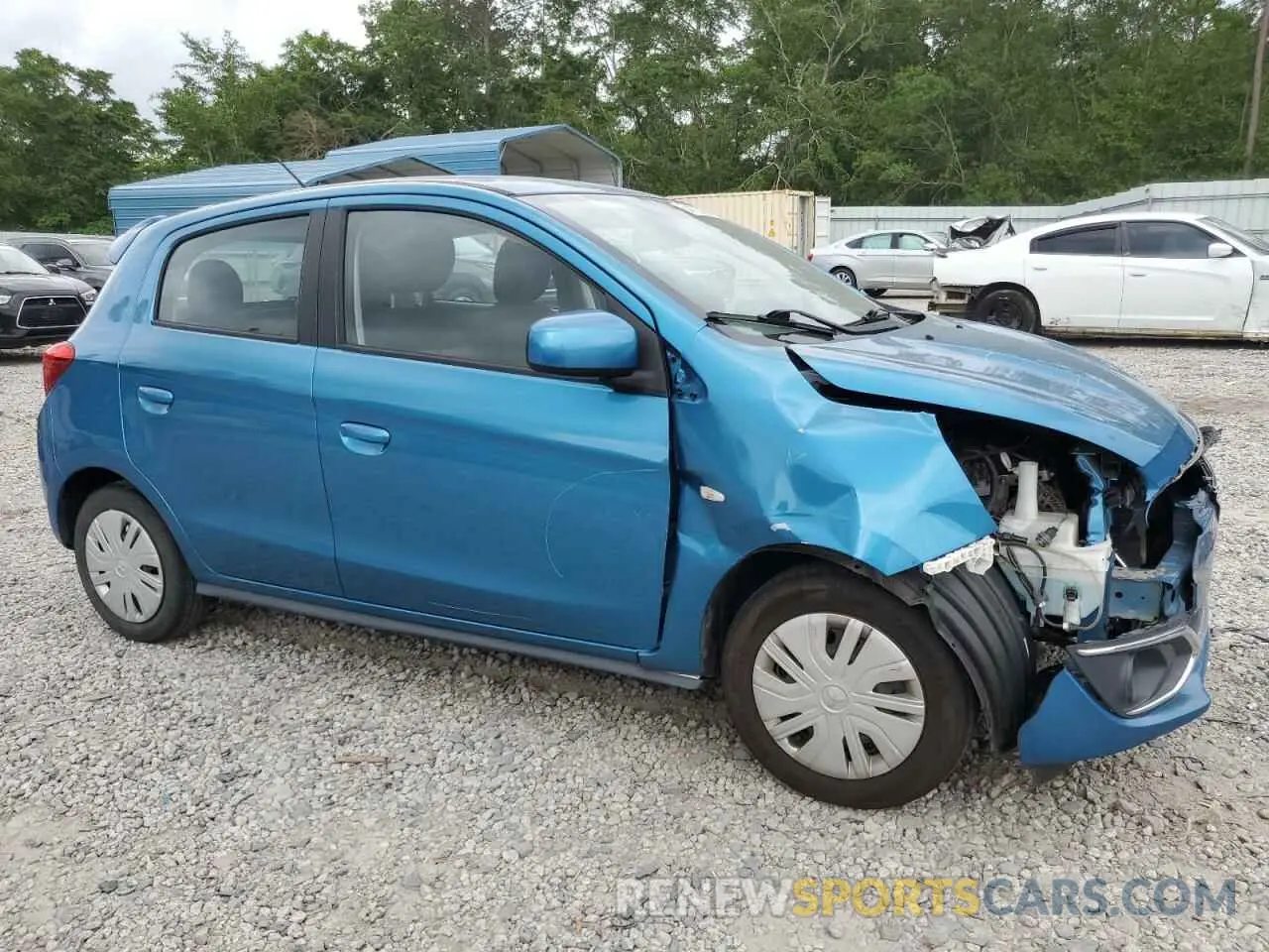 4 Photograph of a damaged car ML32A3HJ2LH006220 MITSUBISHI MIRAGE 2020