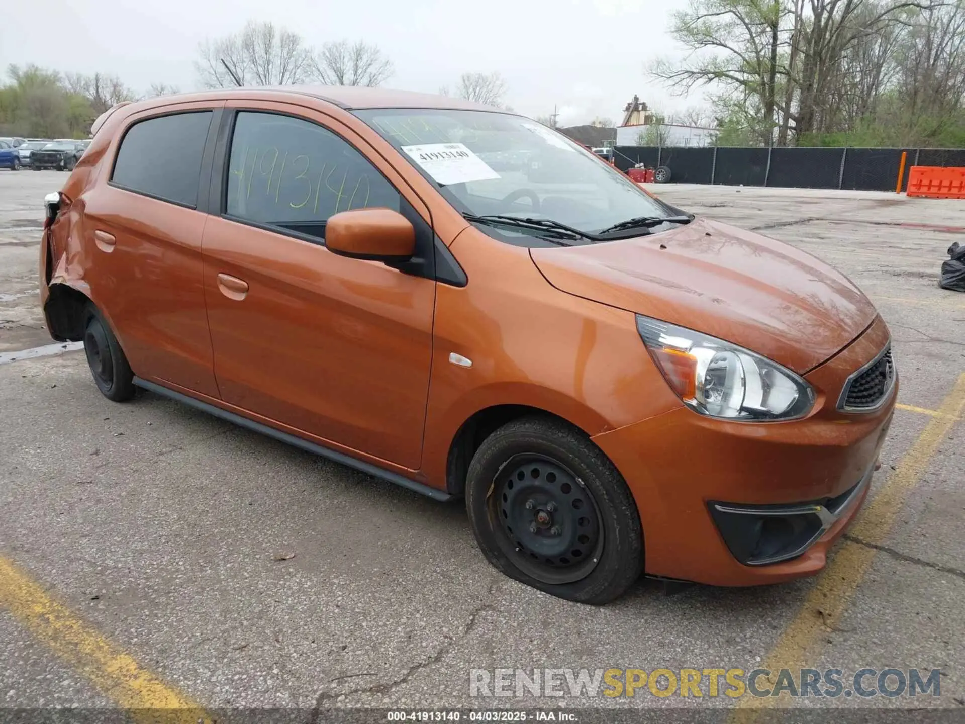 1 Photograph of a damaged car ML32A3HJ2LH007089 MITSUBISHI MIRAGE 2020