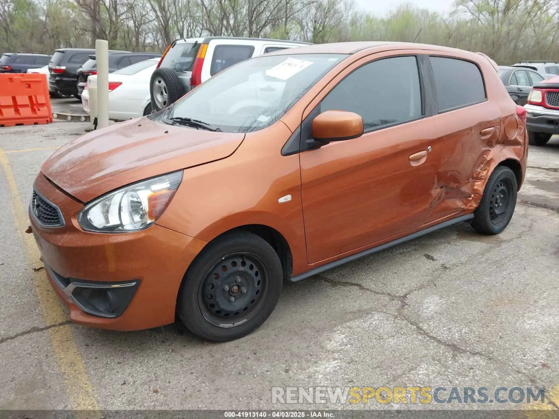 2 Photograph of a damaged car ML32A3HJ2LH007089 MITSUBISHI MIRAGE 2020