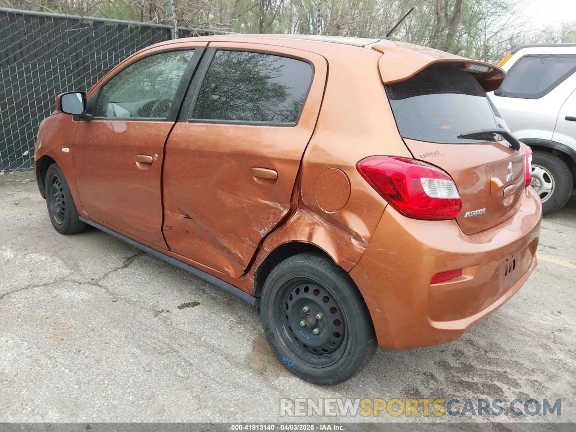 3 Photograph of a damaged car ML32A3HJ2LH007089 MITSUBISHI MIRAGE 2020