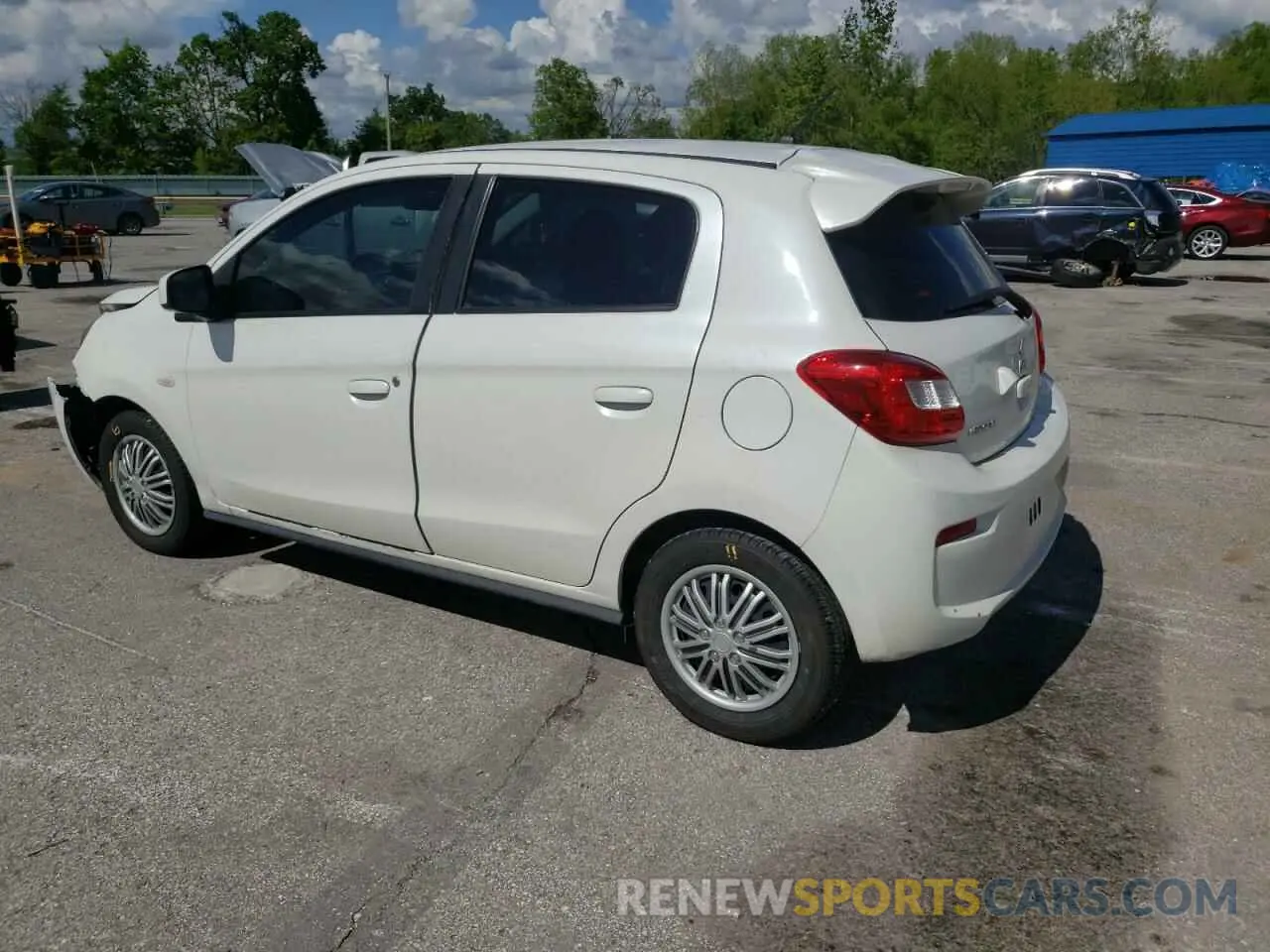 2 Photograph of a damaged car ML32A3HJ2LH009988 MITSUBISHI MIRAGE 2020