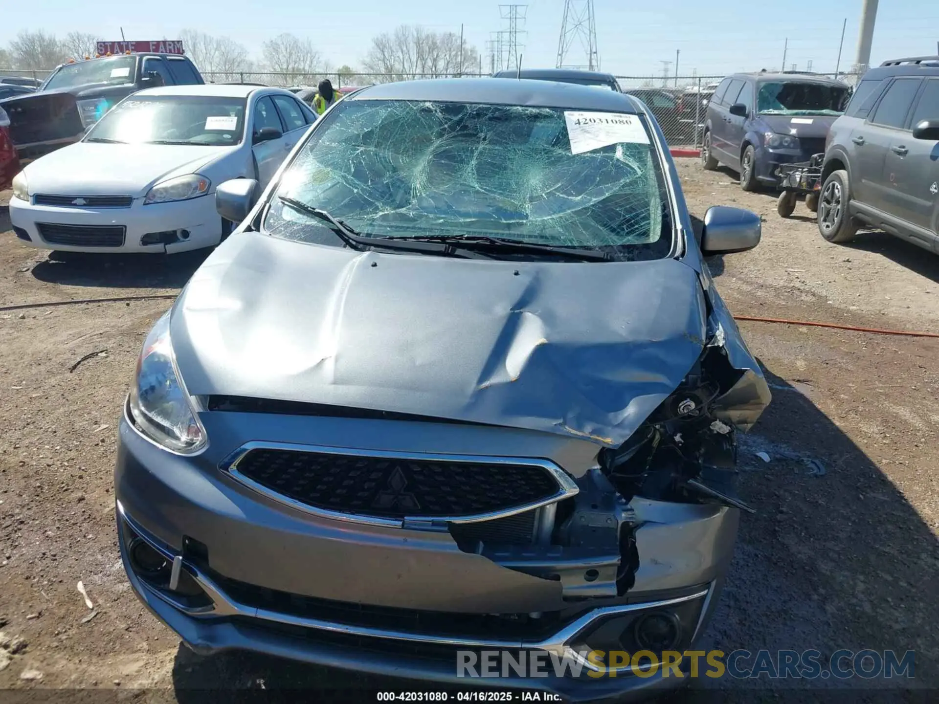 12 Photograph of a damaged car ML32A3HJ2LH010087 MITSUBISHI MIRAGE 2020