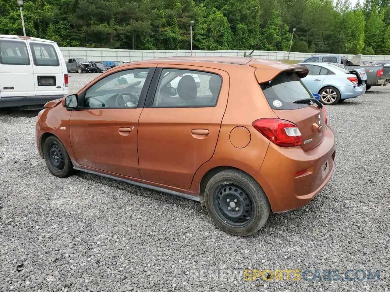 2 Photograph of a damaged car ML32A3HJ3LH004976 MITSUBISHI MIRAGE 2020