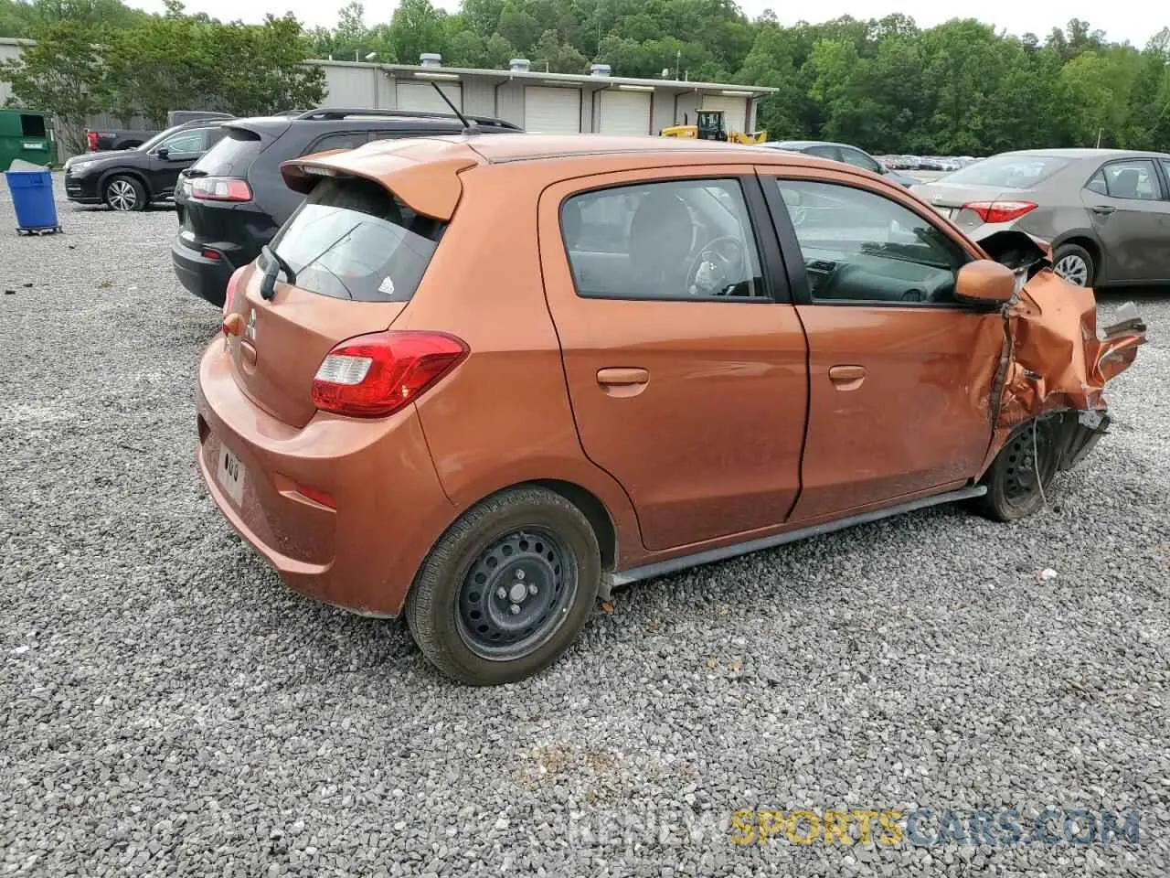 3 Photograph of a damaged car ML32A3HJ3LH004976 MITSUBISHI MIRAGE 2020