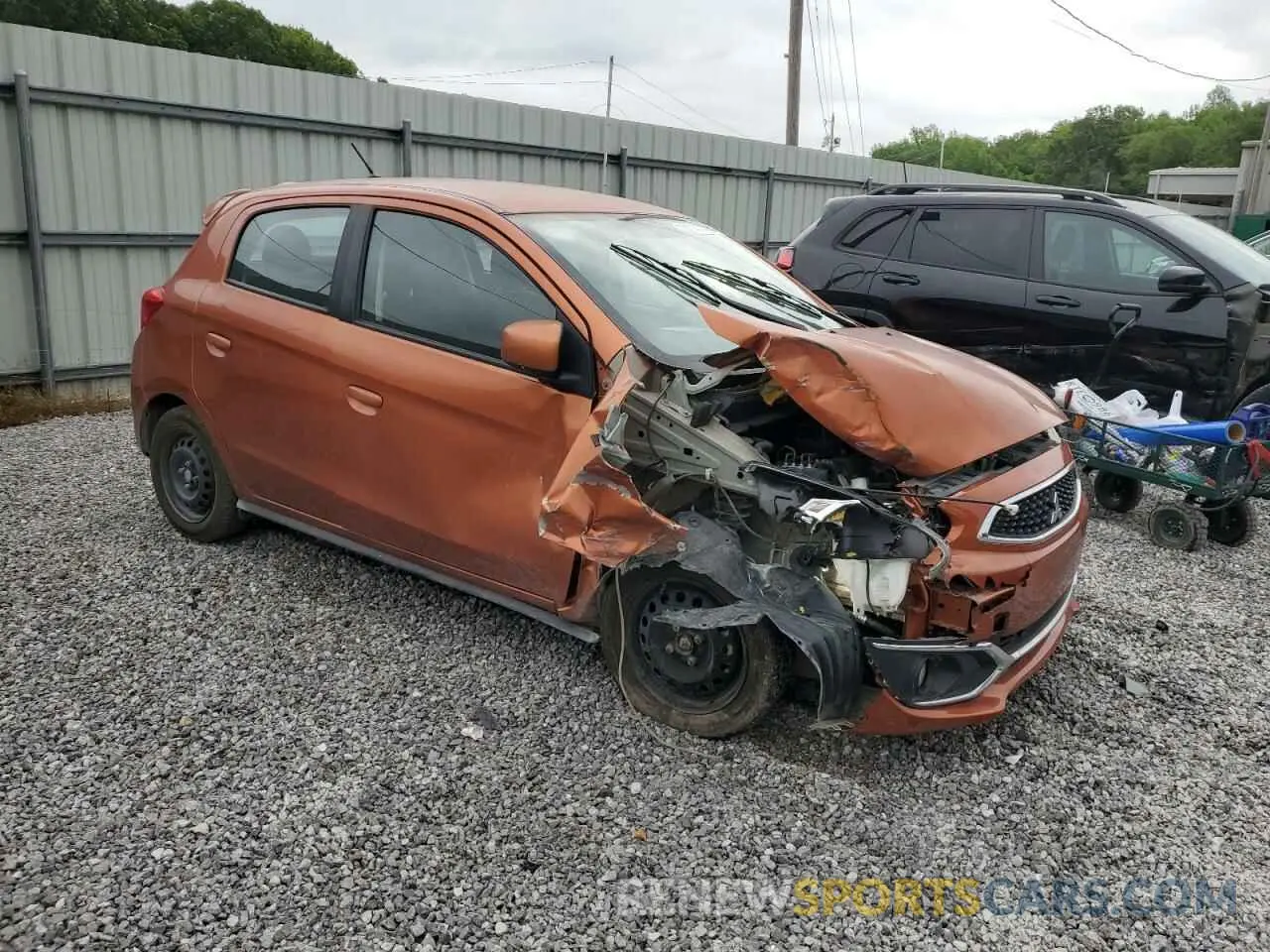4 Photograph of a damaged car ML32A3HJ3LH004976 MITSUBISHI MIRAGE 2020