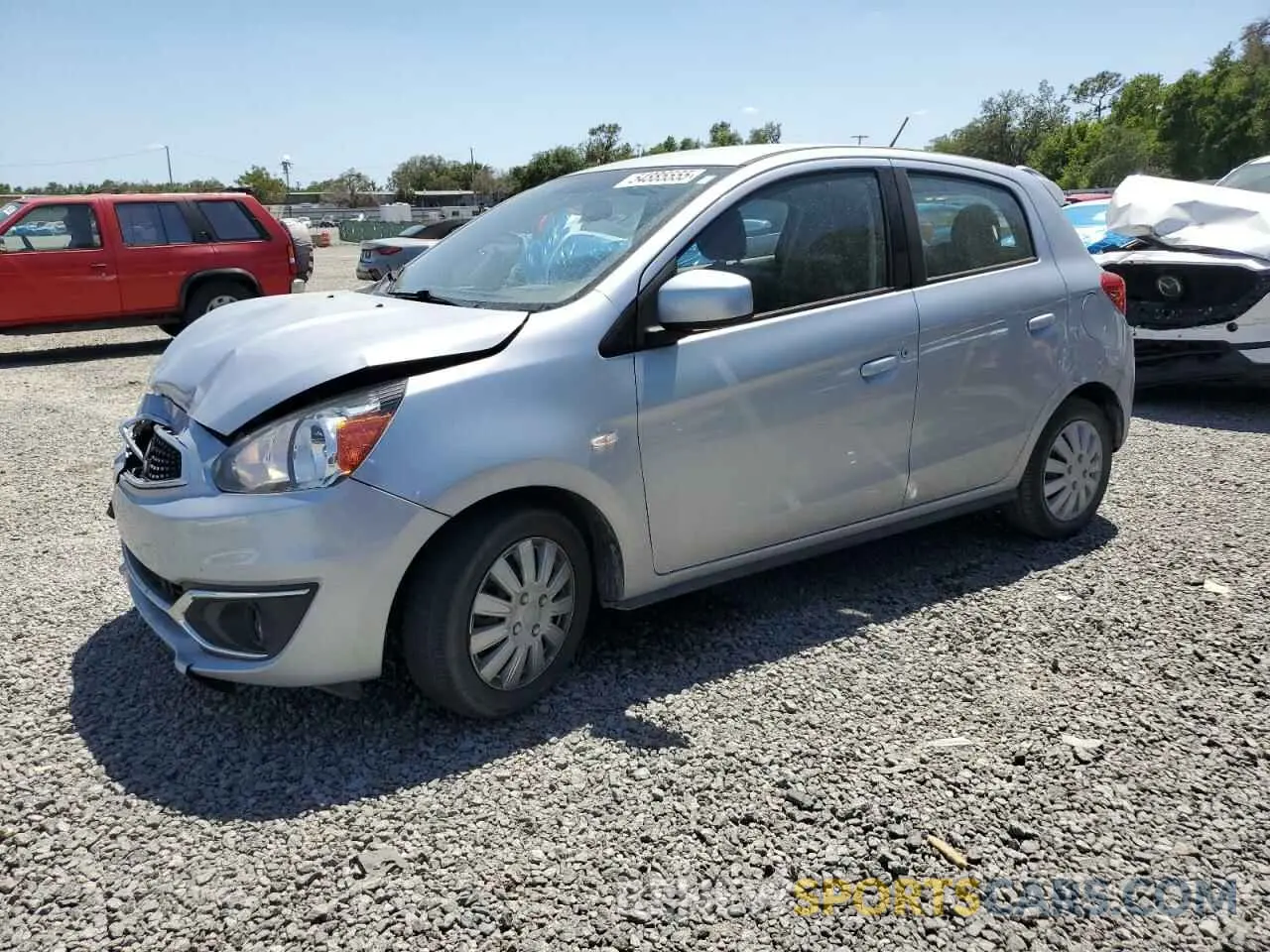 1 Photograph of a damaged car ML32A3HJ3LH005125 MITSUBISHI MIRAGE 2020