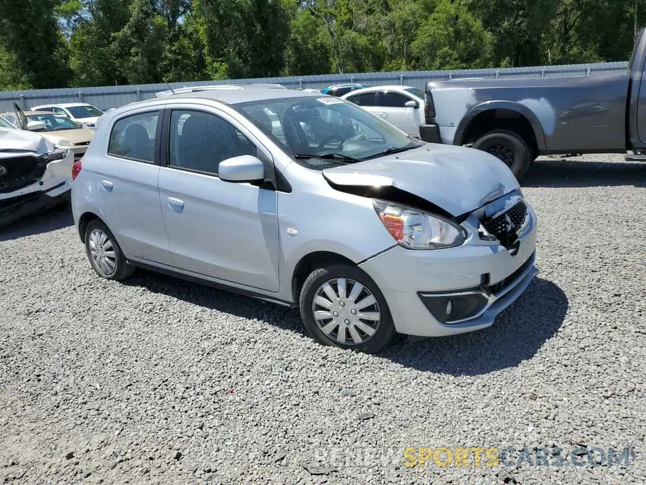 4 Photograph of a damaged car ML32A3HJ3LH005125 MITSUBISHI MIRAGE 2020