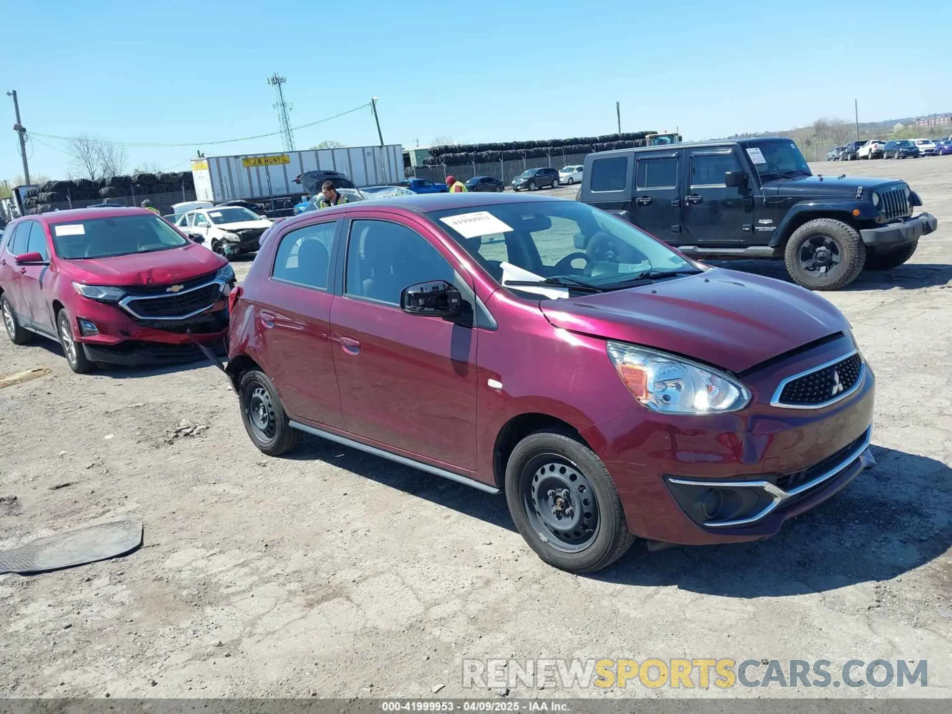 1 Photograph of a damaged car ML32A3HJ3LH010566 MITSUBISHI MIRAGE 2020