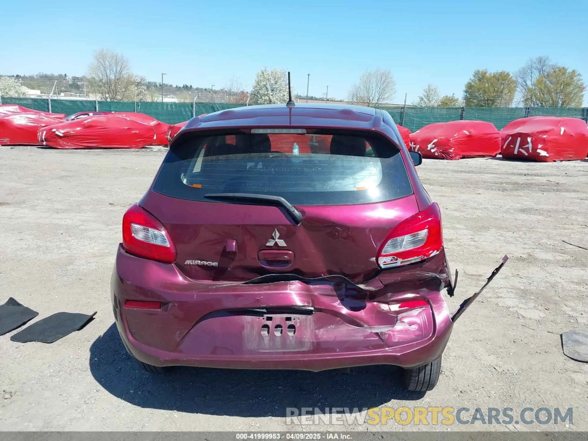 16 Photograph of a damaged car ML32A3HJ3LH010566 MITSUBISHI MIRAGE 2020