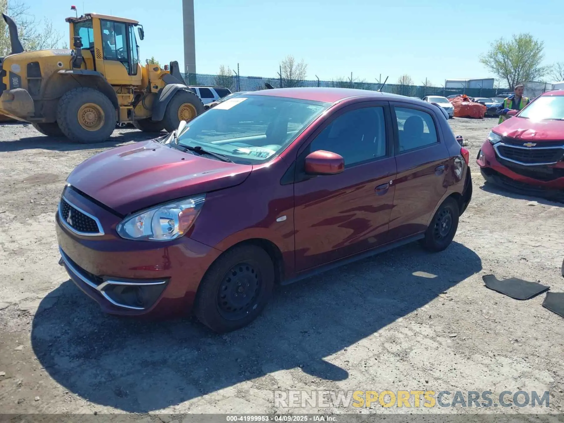 2 Photograph of a damaged car ML32A3HJ3LH010566 MITSUBISHI MIRAGE 2020