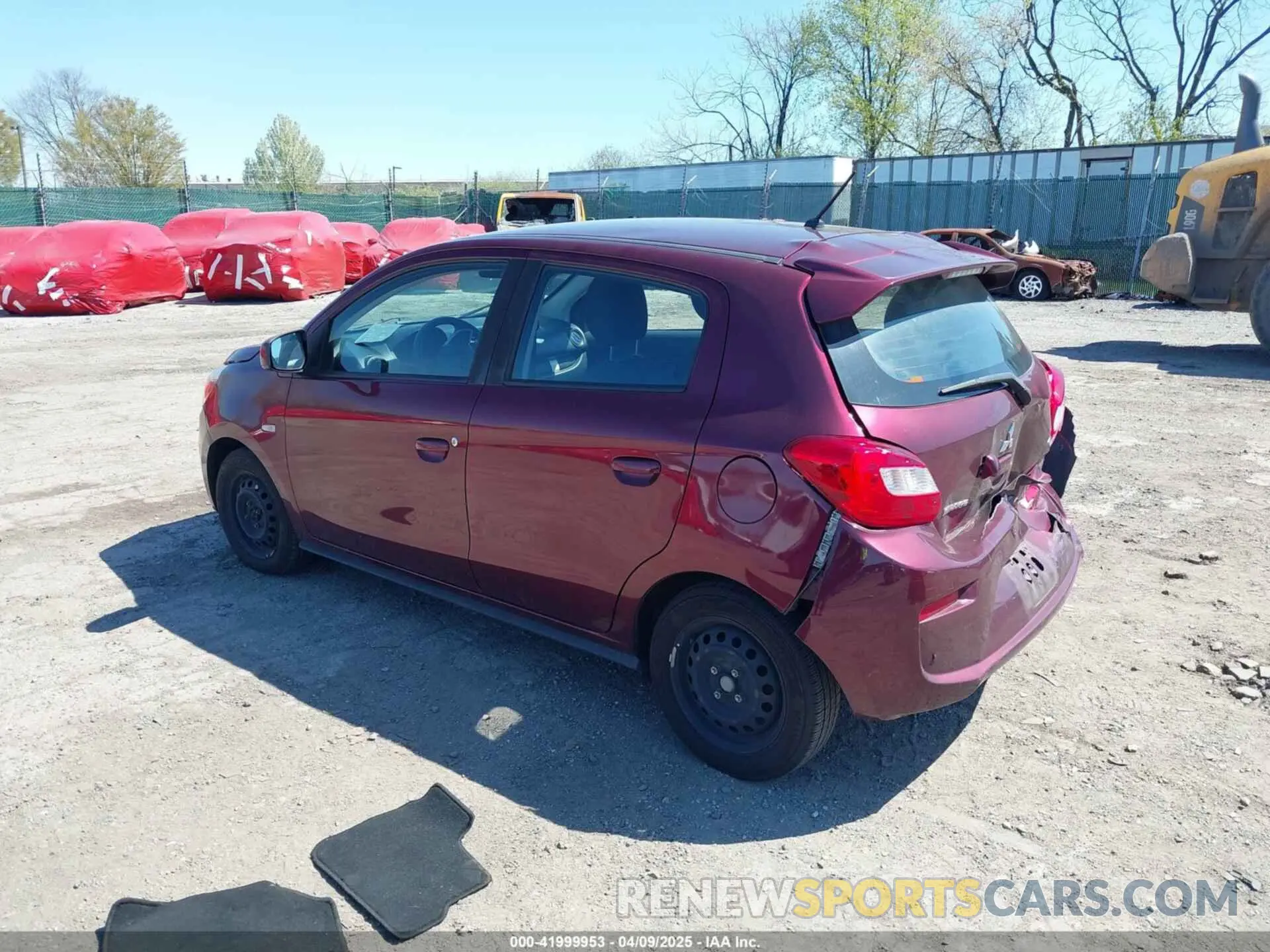 3 Photograph of a damaged car ML32A3HJ3LH010566 MITSUBISHI MIRAGE 2020