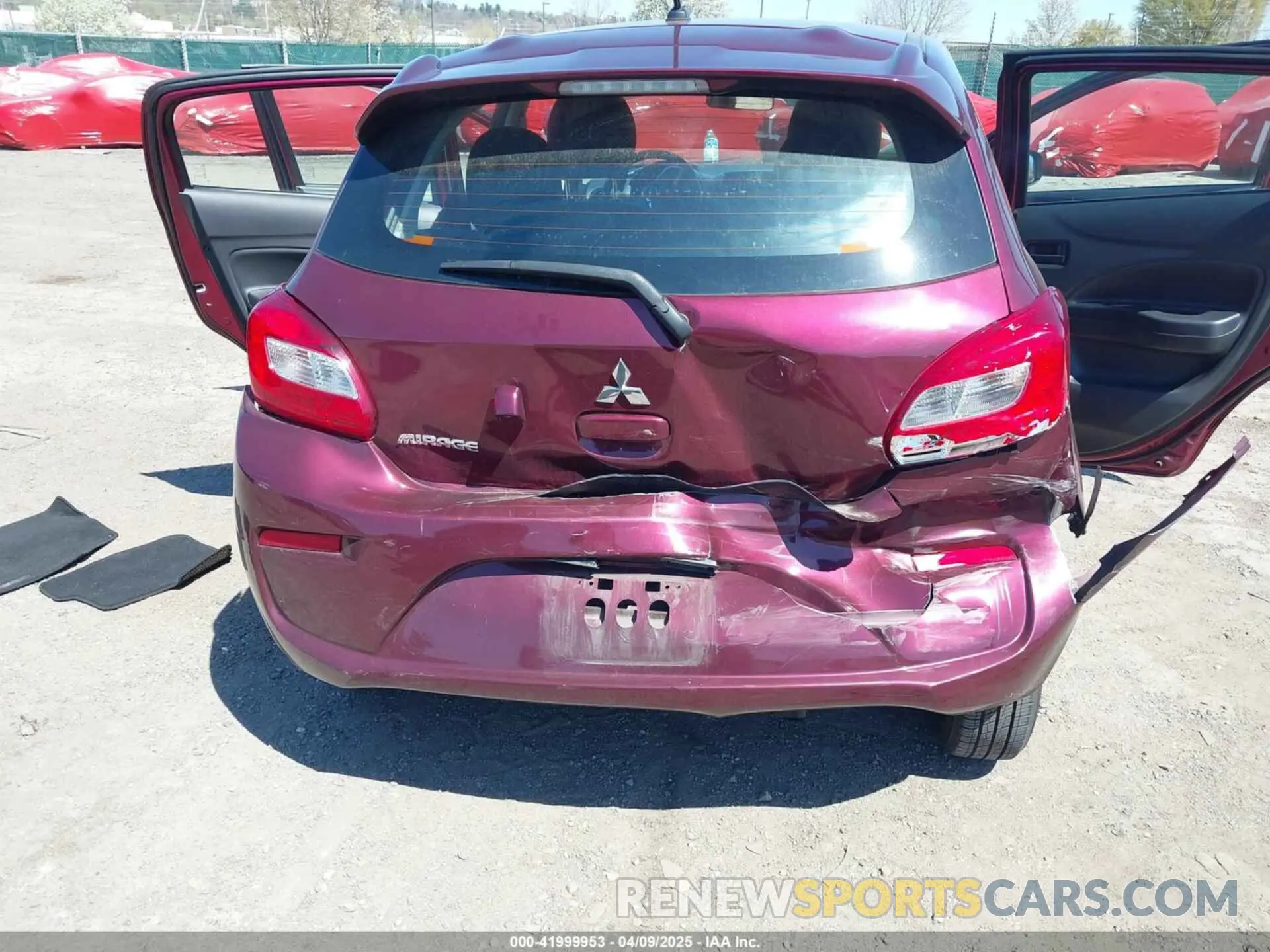 6 Photograph of a damaged car ML32A3HJ3LH010566 MITSUBISHI MIRAGE 2020