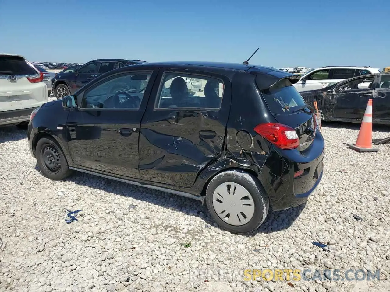 2 Photograph of a damaged car ML32A3HJ4LH006705 MITSUBISHI MIRAGE 2020