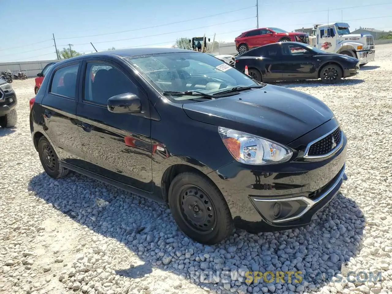 4 Photograph of a damaged car ML32A3HJ4LH006705 MITSUBISHI MIRAGE 2020