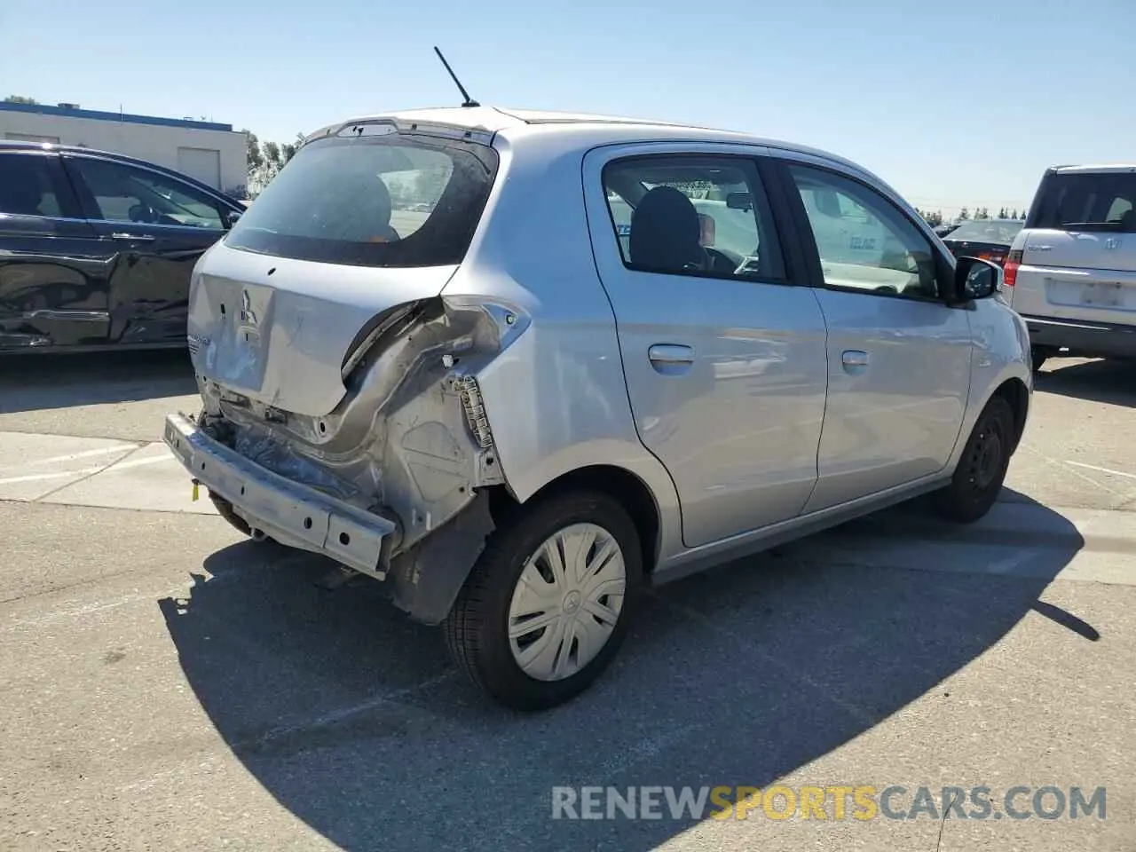 3 Photograph of a damaged car ML32A3HJ4LH008826 MITSUBISHI MIRAGE 2020
