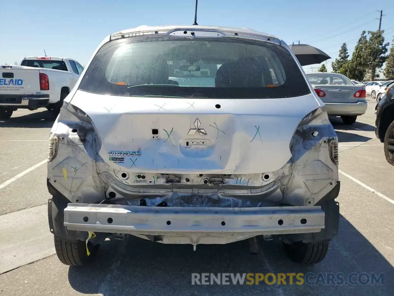 6 Photograph of a damaged car ML32A3HJ4LH008826 MITSUBISHI MIRAGE 2020