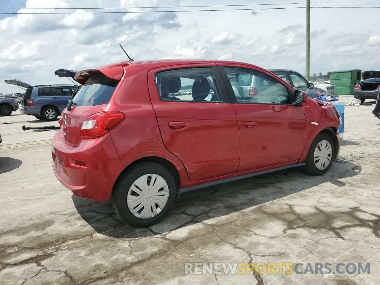 3 Photograph of a damaged car ML32A3HJ4LH008907 MITSUBISHI MIRAGE 2020