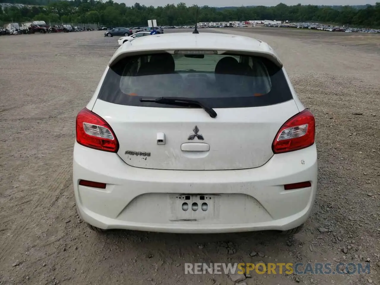 6 Photograph of a damaged car ML32A3HJ4LH009961 MITSUBISHI MIRAGE 2020