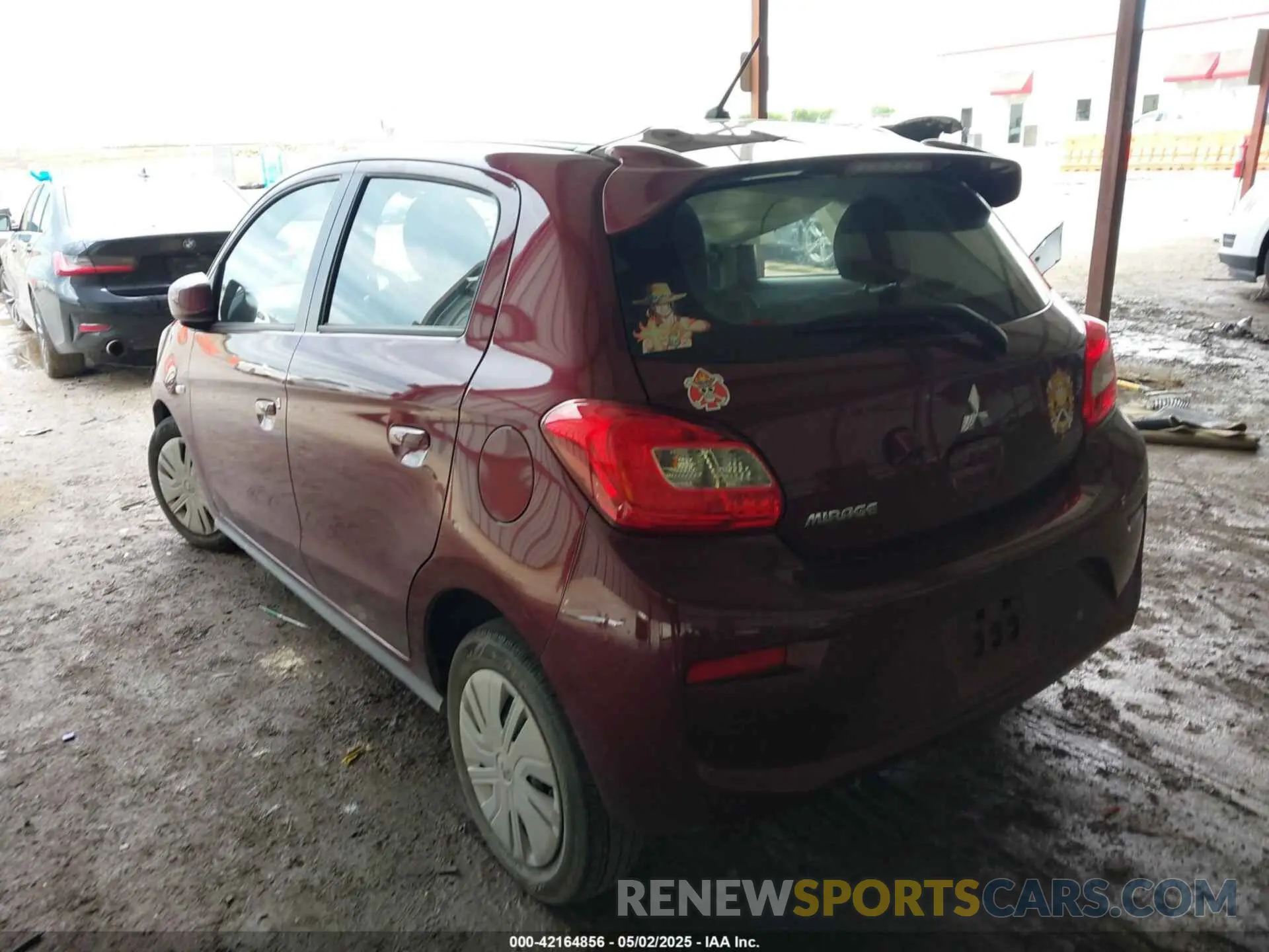 3 Photograph of a damaged car ML32A3HJ4LH010544 MITSUBISHI MIRAGE 2020