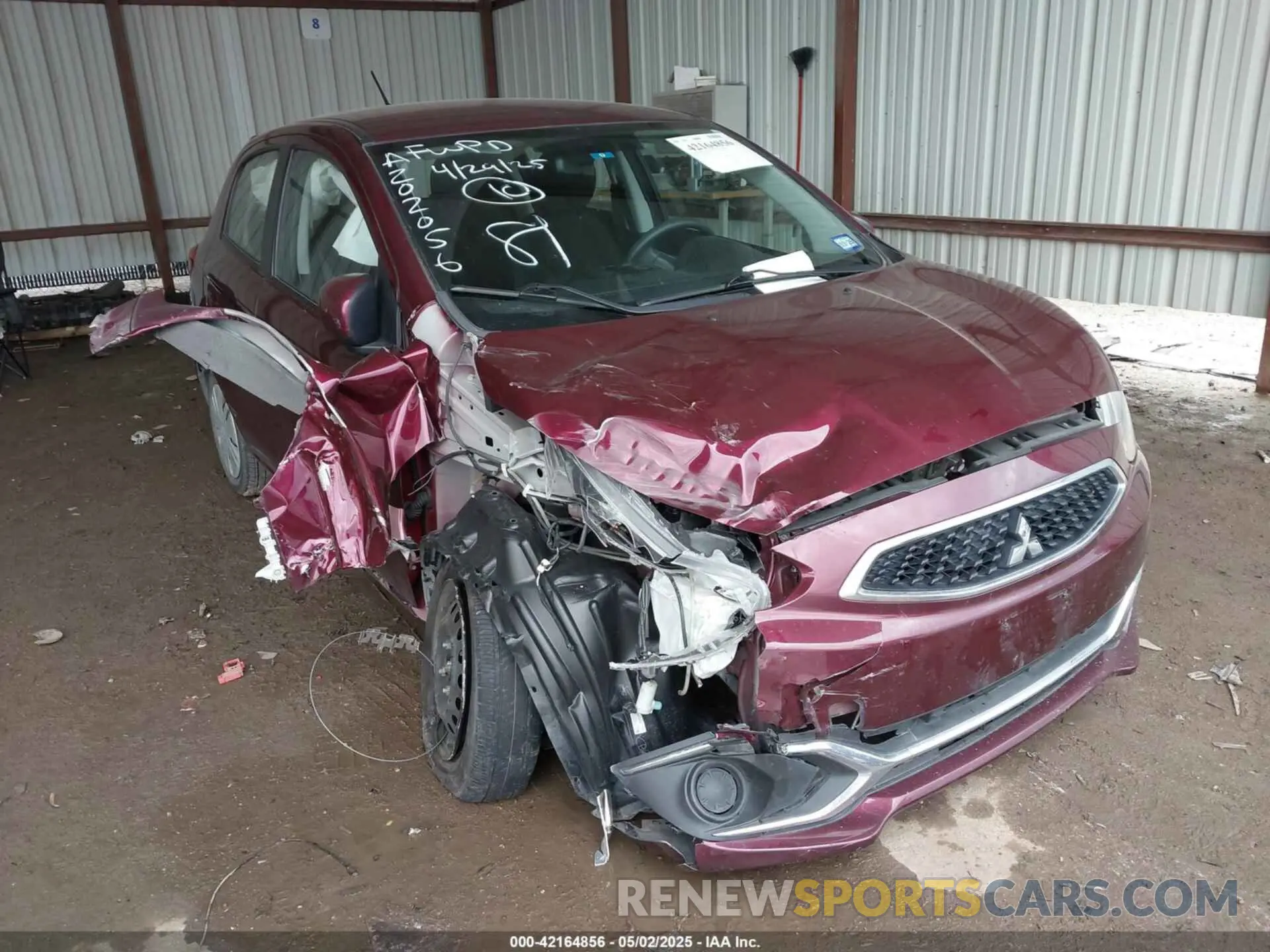 6 Photograph of a damaged car ML32A3HJ4LH010544 MITSUBISHI MIRAGE 2020