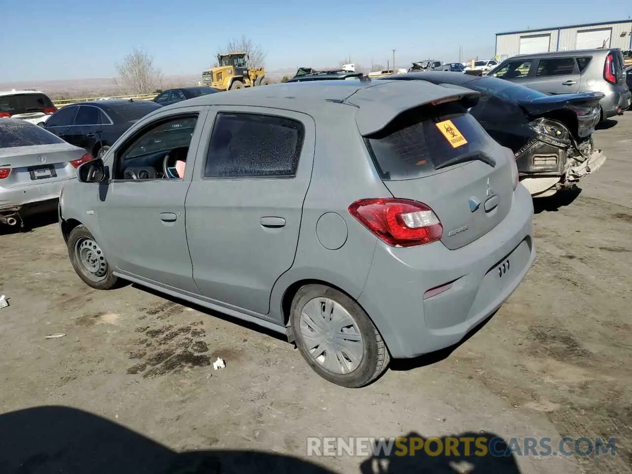 2 Photograph of a damaged car ML32A3HJ4LH010981 MITSUBISHI MIRAGE 2020