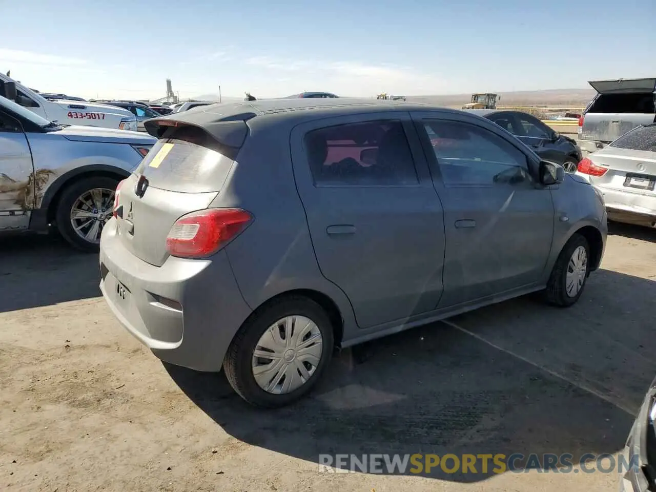 3 Photograph of a damaged car ML32A3HJ4LH010981 MITSUBISHI MIRAGE 2020