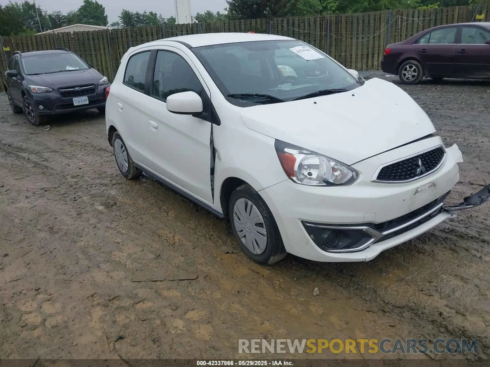 1 Photograph of a damaged car ML32A3HJ7LH002986 MITSUBISHI MIRAGE 2020