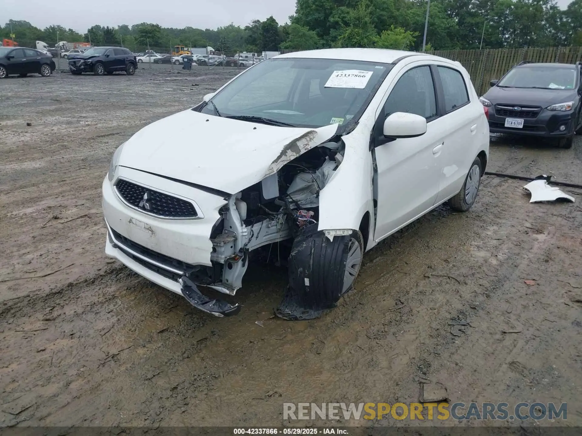 2 Photograph of a damaged car ML32A3HJ7LH002986 MITSUBISHI MIRAGE 2020