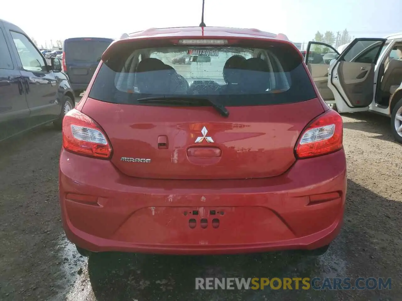 6 Photograph of a damaged car ML32A3HJ8LH002625 MITSUBISHI MIRAGE 2020