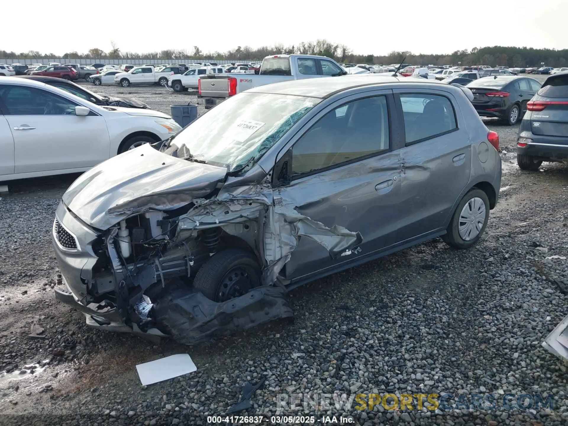 2 Photograph of a damaged car ML32A3HJ9LH002486 MITSUBISHI MIRAGE 2020