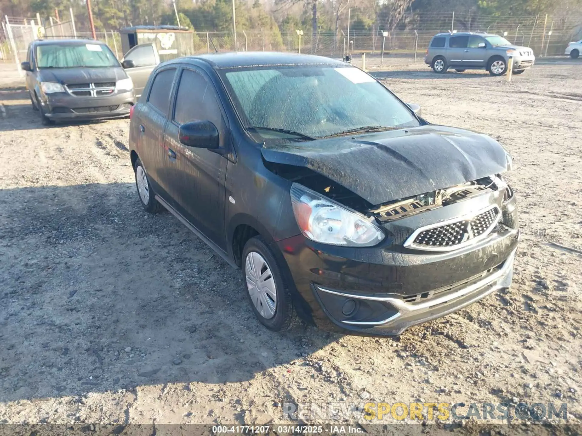 1 Photograph of a damaged car ML32A3HJ9LH004044 MITSUBISHI MIRAGE 2020