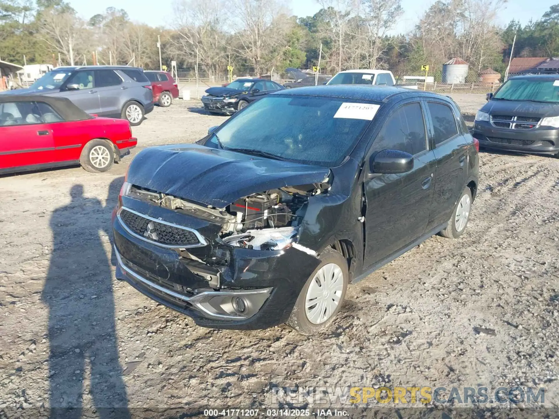 2 Photograph of a damaged car ML32A3HJ9LH004044 MITSUBISHI MIRAGE 2020
