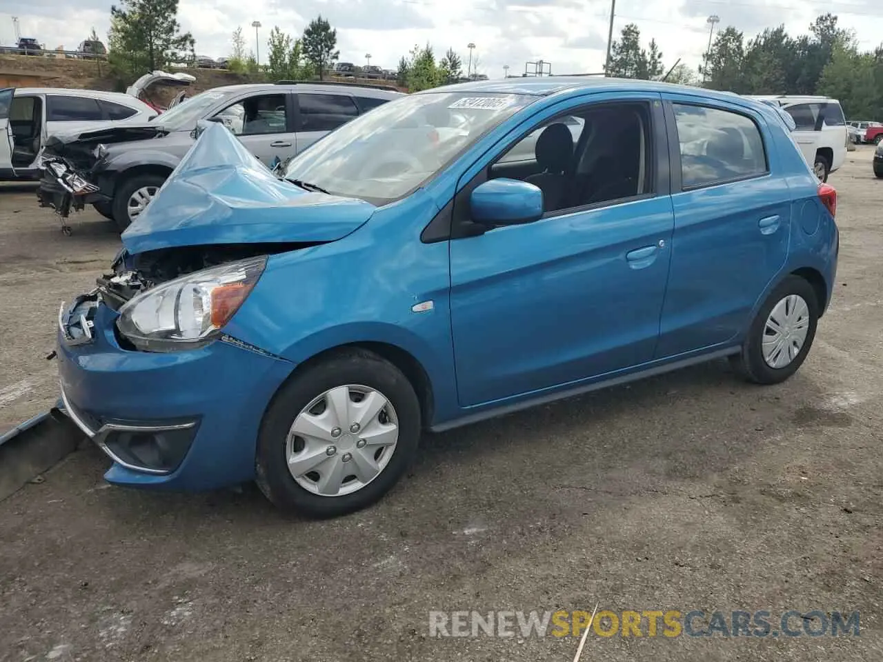 1 Photograph of a damaged car ML32A3HJ9LH004237 MITSUBISHI MIRAGE 2020