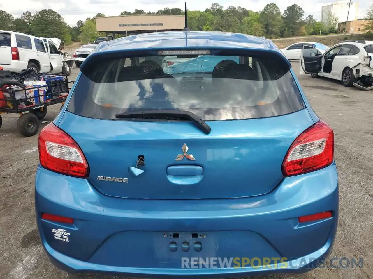 6 Photograph of a damaged car ML32A3HJ9LH004237 MITSUBISHI MIRAGE 2020
