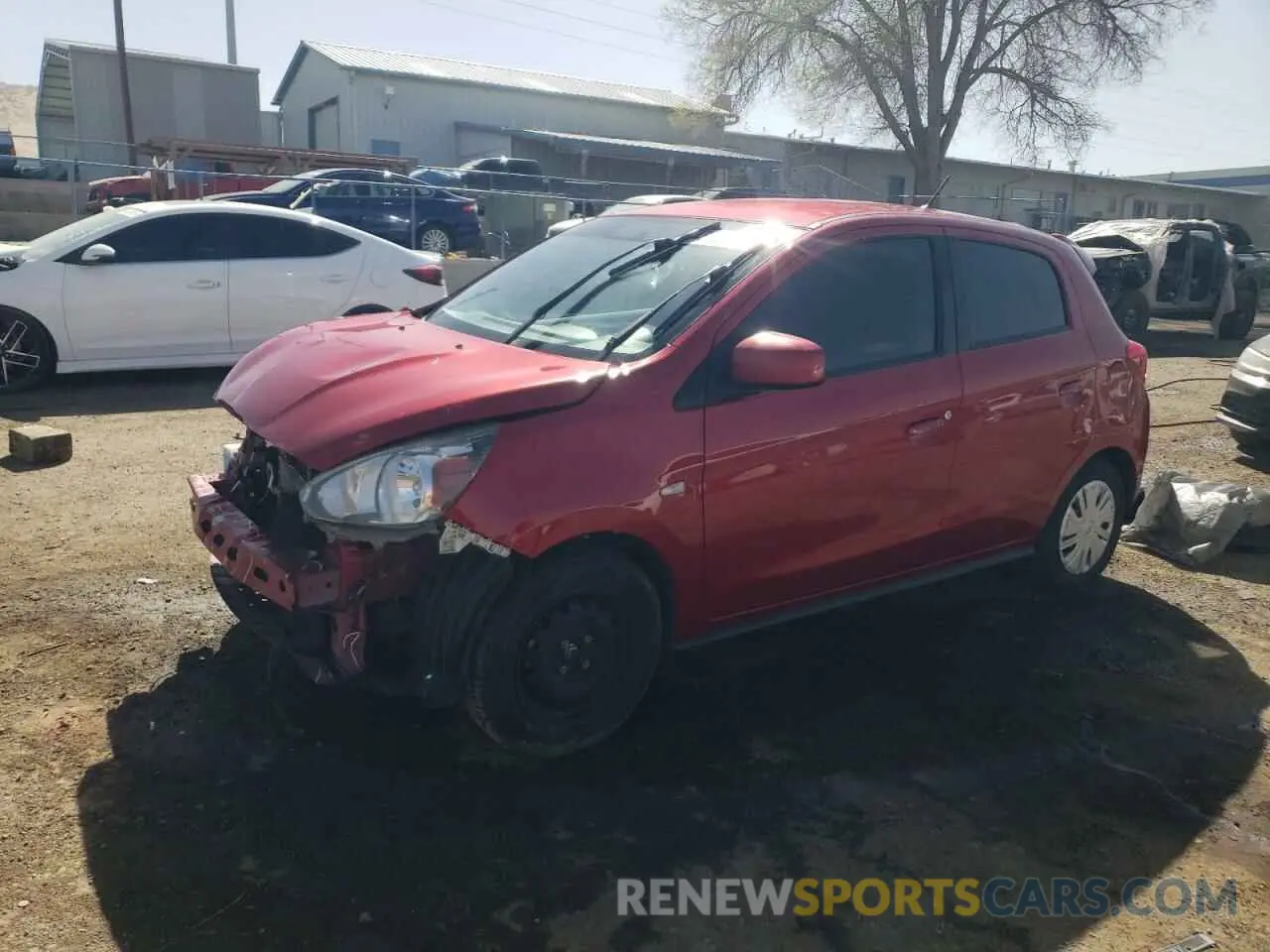 1 Photograph of a damaged car ML32A3HJ9LH007364 MITSUBISHI MIRAGE 2020
