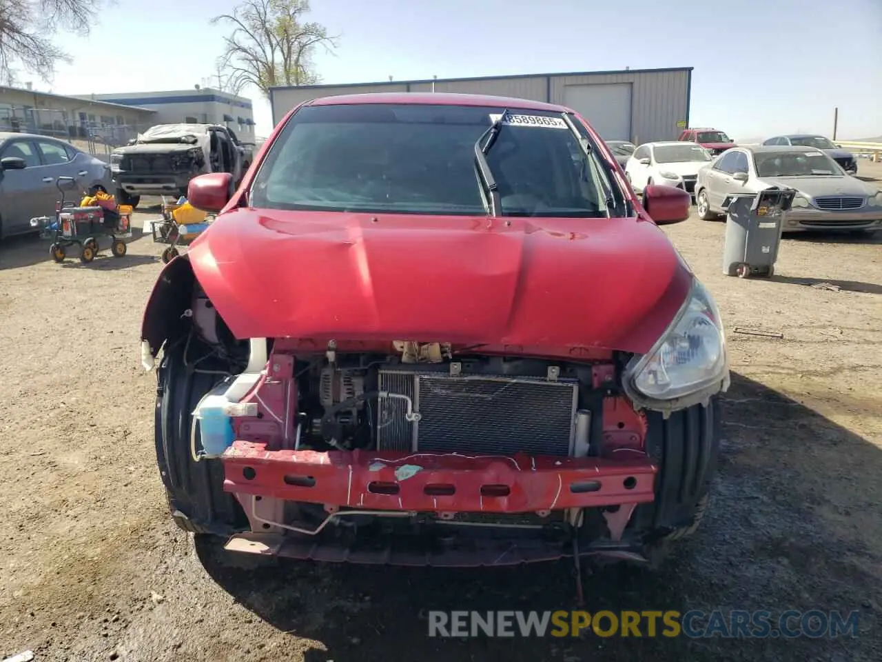 5 Photograph of a damaged car ML32A3HJ9LH007364 MITSUBISHI MIRAGE 2020