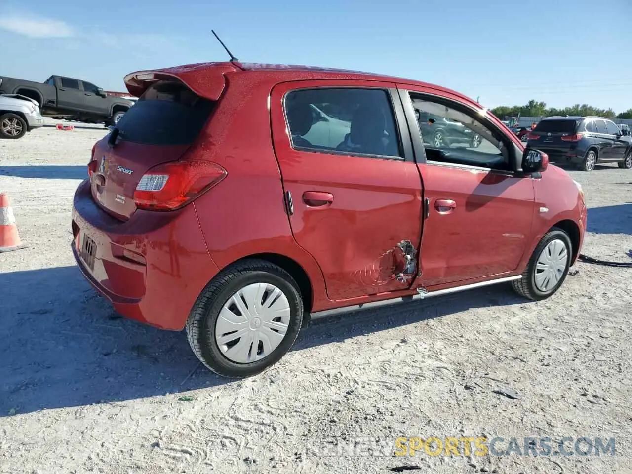 3 Photograph of a damaged car ML32A3HJXLH000505 MITSUBISHI MIRAGE 2020