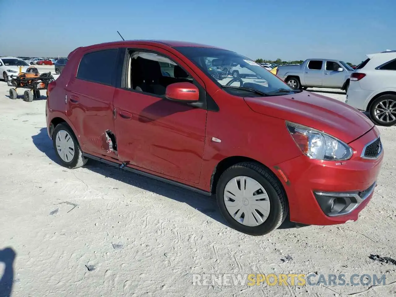 4 Photograph of a damaged car ML32A3HJXLH000505 MITSUBISHI MIRAGE 2020