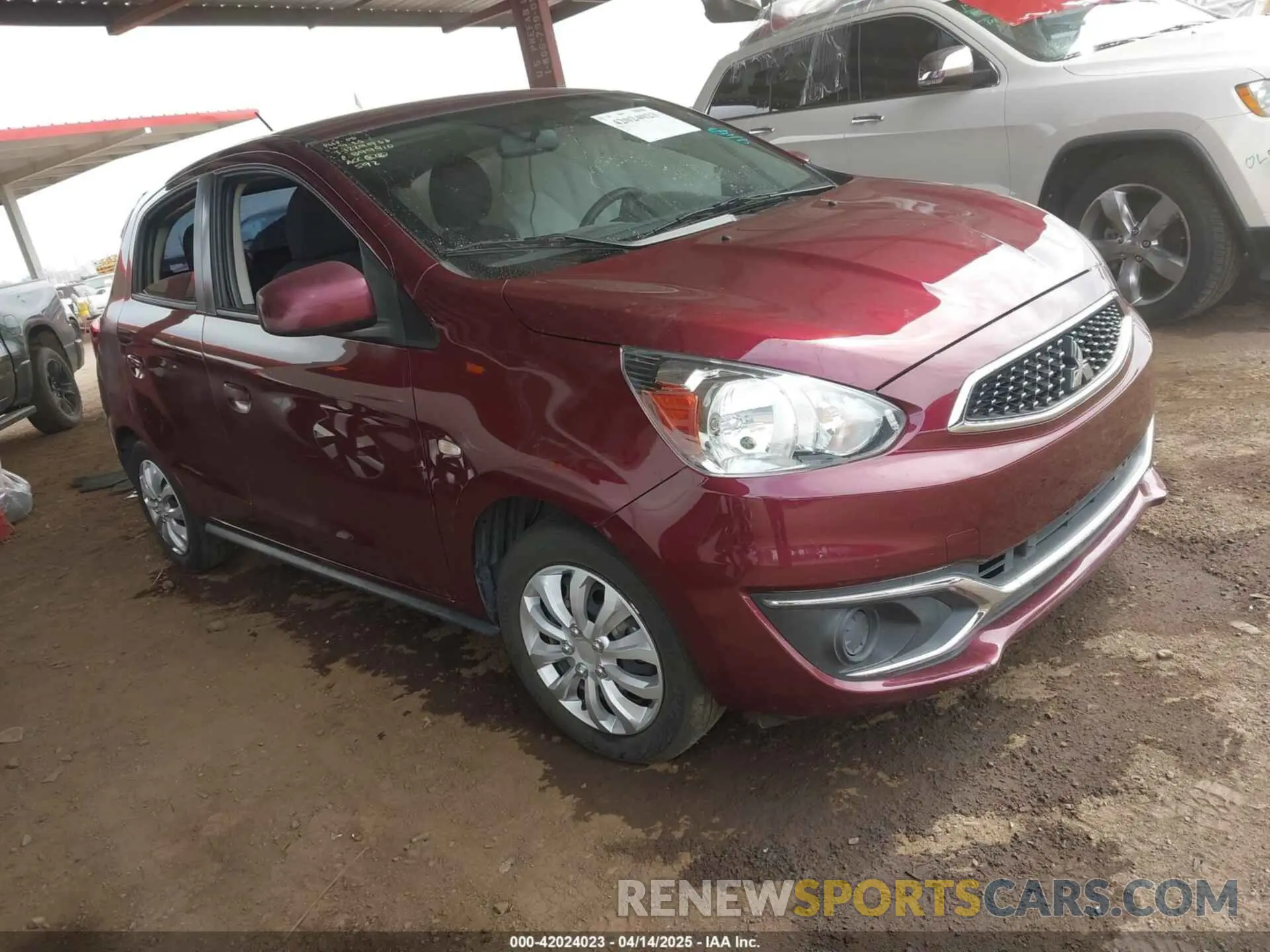 1 Photograph of a damaged car ML32A3HJXLH001752 MITSUBISHI MIRAGE 2020