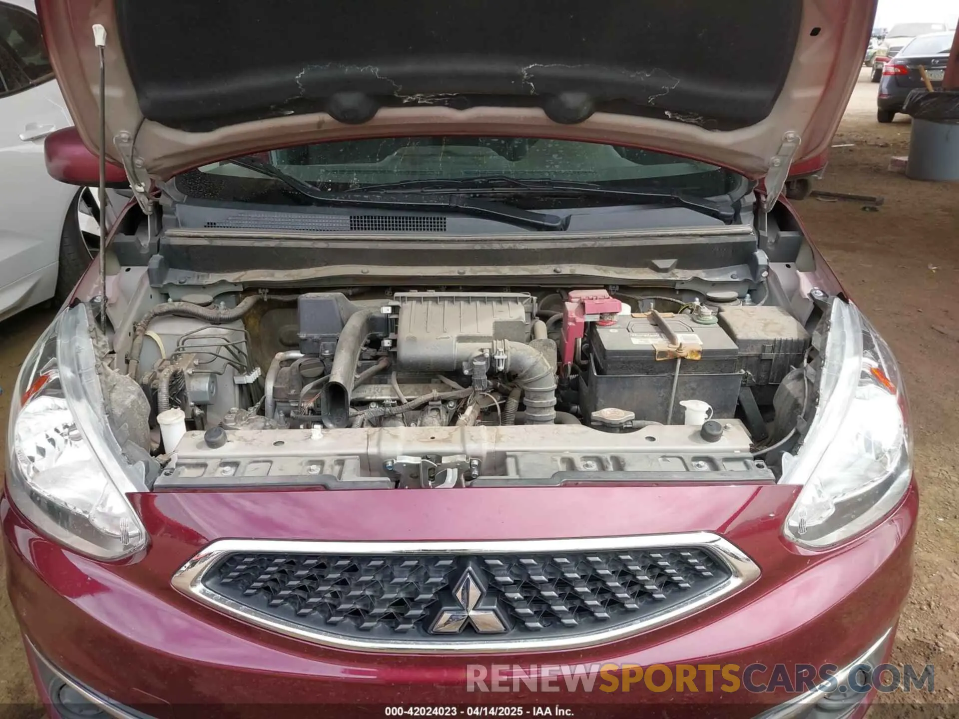 10 Photograph of a damaged car ML32A3HJXLH001752 MITSUBISHI MIRAGE 2020