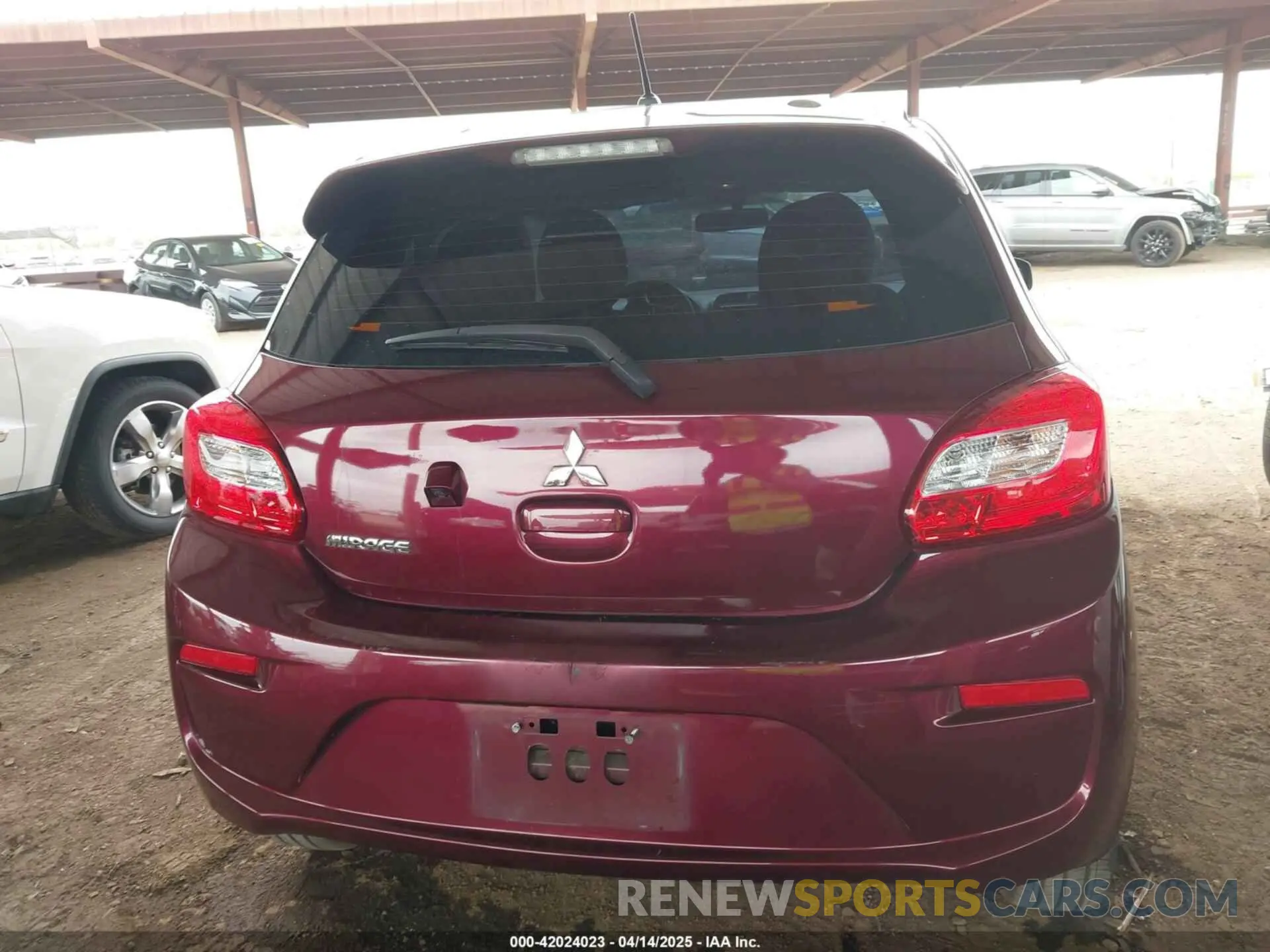 16 Photograph of a damaged car ML32A3HJXLH001752 MITSUBISHI MIRAGE 2020