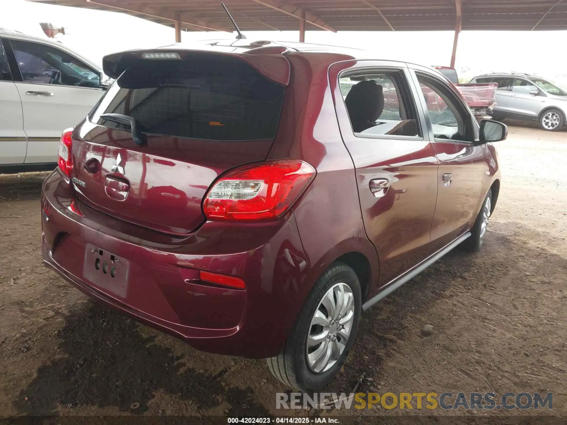 4 Photograph of a damaged car ML32A3HJXLH001752 MITSUBISHI MIRAGE 2020